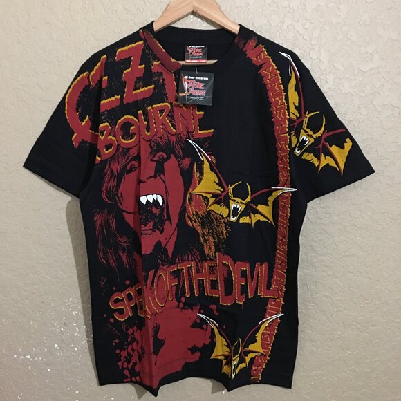 Ozzy Osbourne Speak Of the Devil All Over Print T-shirt Large The Roxx - Picture 1 of 5